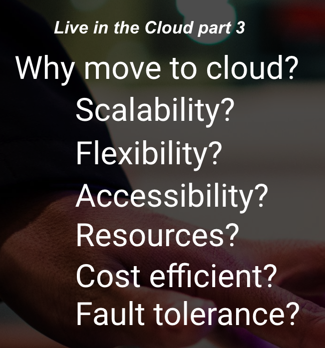 Cloud Features - Live in the Cloud Part 3!